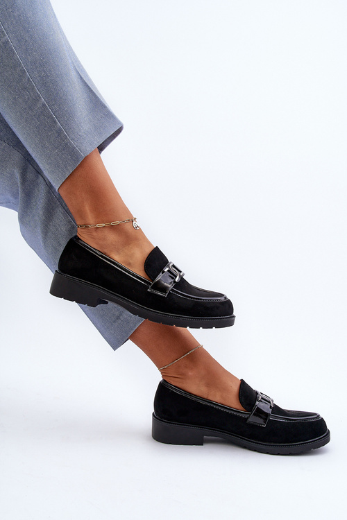 Dámské semišové mokasíny S.Barski HY350A