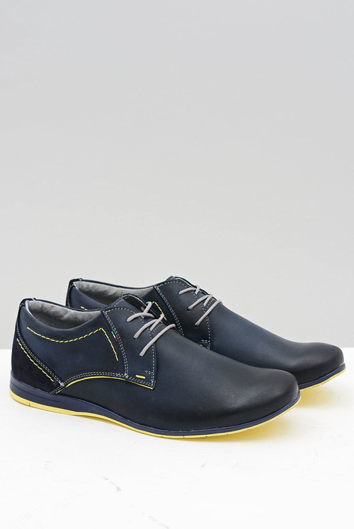 Príležitostné badoo námorné modré pánske topánky