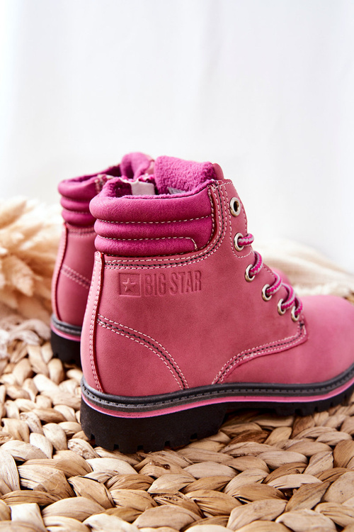 Dětské boty Trapper Big Star BB374124BS Růžové