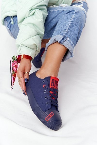 Dámska veľká hviezda HH274676 Navy Blue tenisky