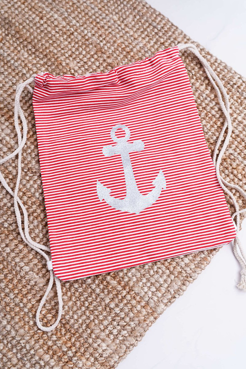 Dámska kabelka Sailor Red Beach Bag
