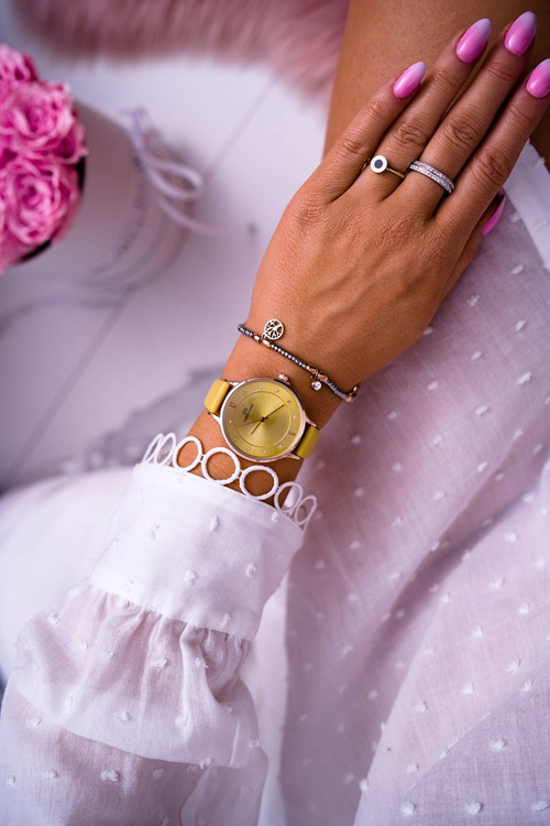 Dámské Hodinky Giorgio & Dario žluté Yenea