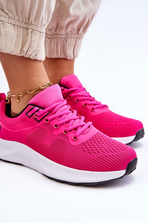 Klasická ženská športová čipka -topánky Darla's Fuchsia