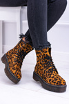 Dámske topánky s vysokým leopardom v tlači Grand Leopard