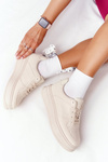 Dámske športové topánky na platforme béžová, to som ja