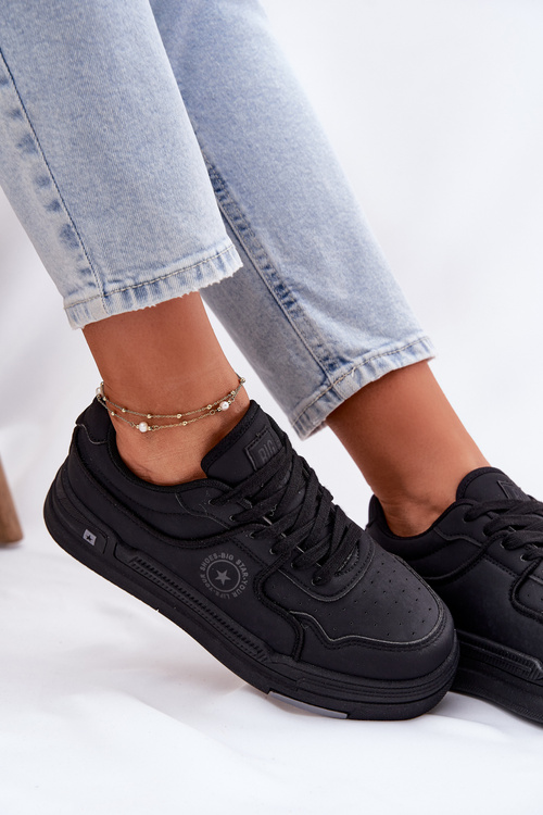 Nízké Dámské Tenisky Big Star RR274A311 HI-POLY SYSTEM Černé