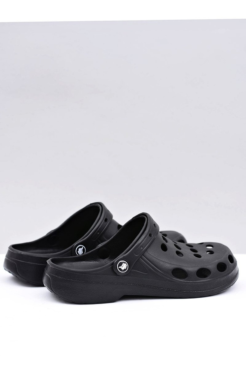 Pánske papuče čierne sandále Kroksy