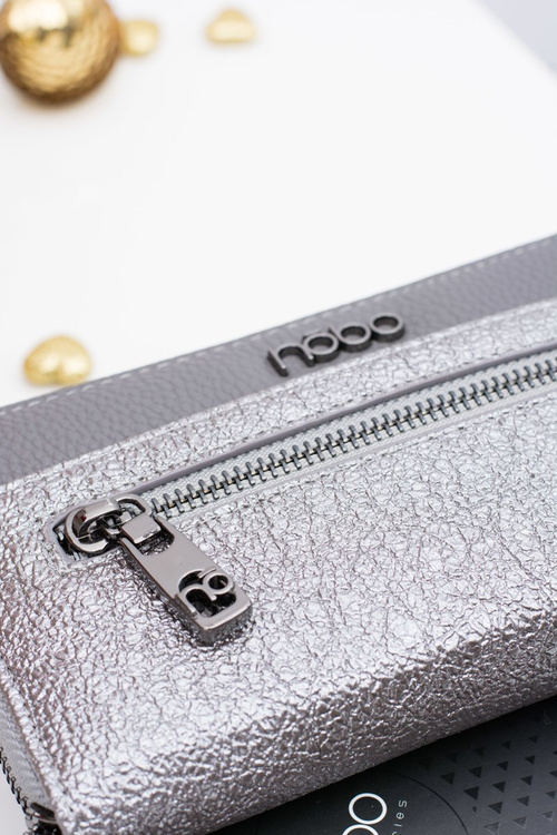 Elegancki Damski Portfel Na Magnes Fuksja