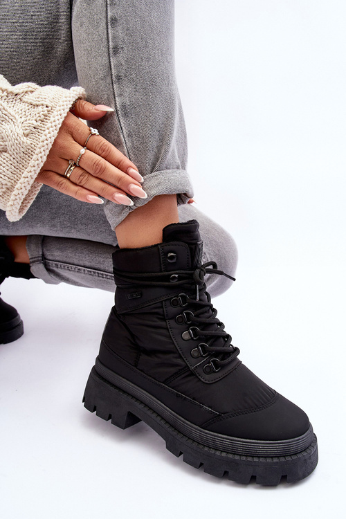 Dámske topánky Izolované topánky na plošine a ploché podpätky Big Star MM274338 Black