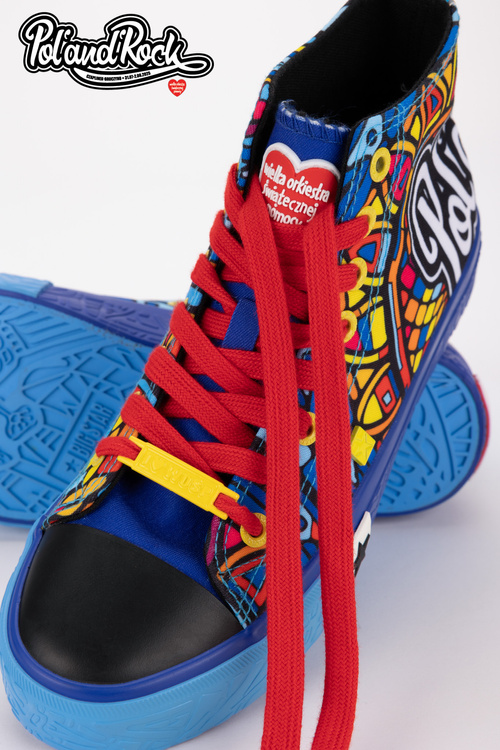 Tenisky Pol'and'Rock Festival X Big Star SS174500 Modré