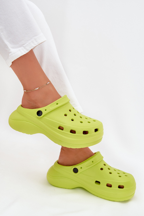 Dámské Pěnové Sandály Limetkové Elisra