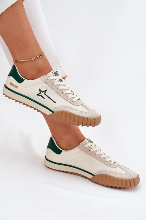 Nízké Dámské Tenisky Big Star NN274867 Béžové