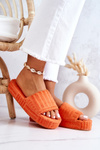 Flip flops Papcie na platforme Lilly Orange