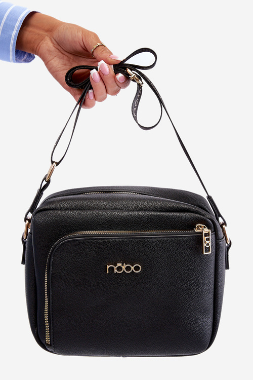 Kabelka Křížovka Z Ekokože NOBO BAGP990-K020 Černá