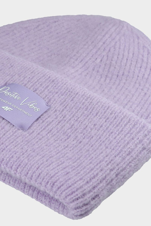 Dívčí zimní čepice 4F 4FJWAW24ACAPF415-52S Fialová