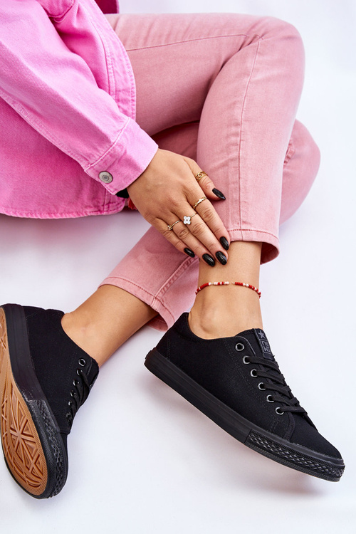 Dámské klasické tenisky Černé Eleya