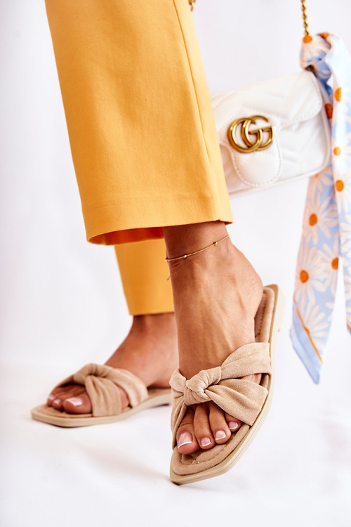 Módny semišový semiš Lorrie béžová