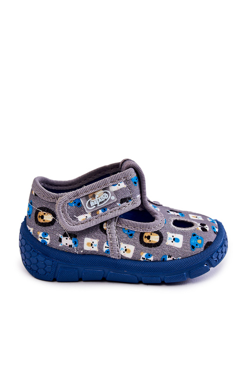 PAPCI topánky Befado Animals 533p020 šedá