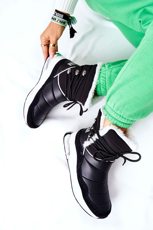 Big Star II274279 Black Snow topánky