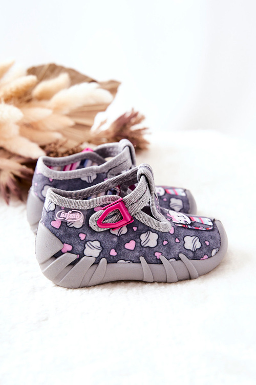 Befado Papcie Shoes Kitty 110p326 Gray