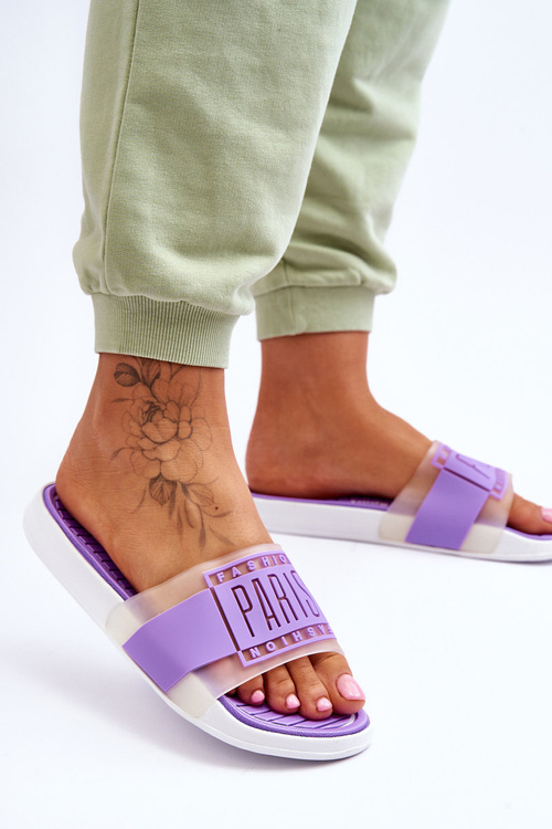 Dámske východy slnka fialové papuče