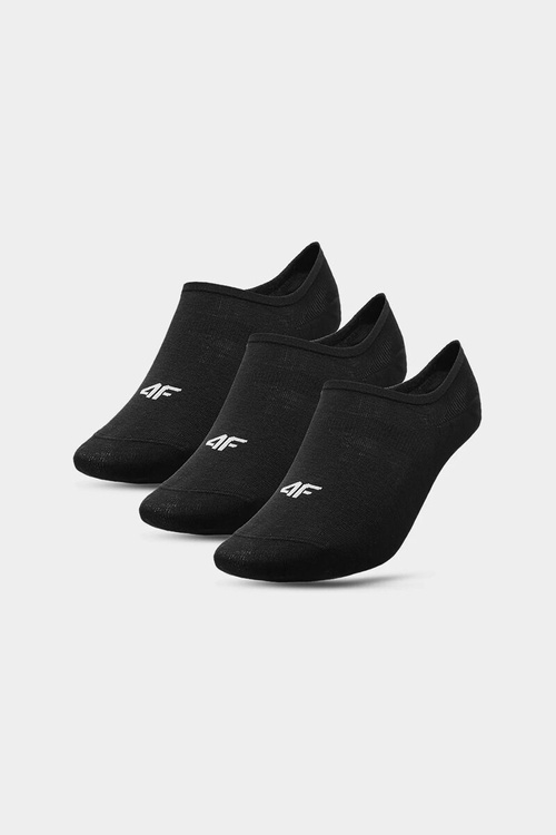 Čierne ponožky 4F Casual 3-PACK 4FAW23USOCF196-20S