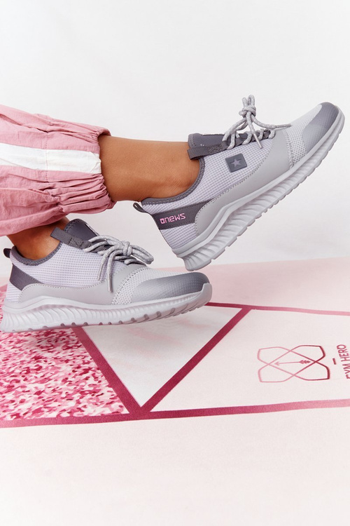 Dámské Tenisky Comfort Foam Šedé The Best