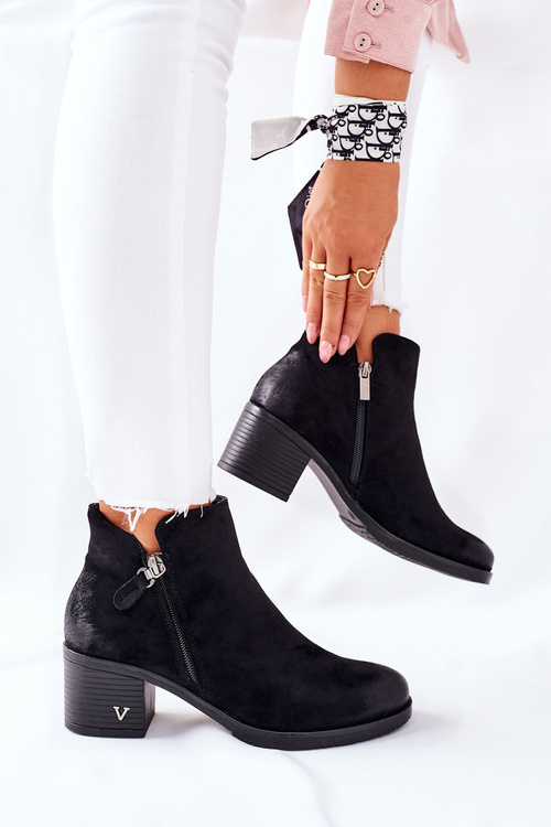 Ženské semišové topánky Black Bellarena