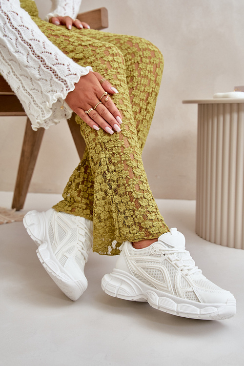 Dámské Sportovní Boty Tenisky Bílé Timoci