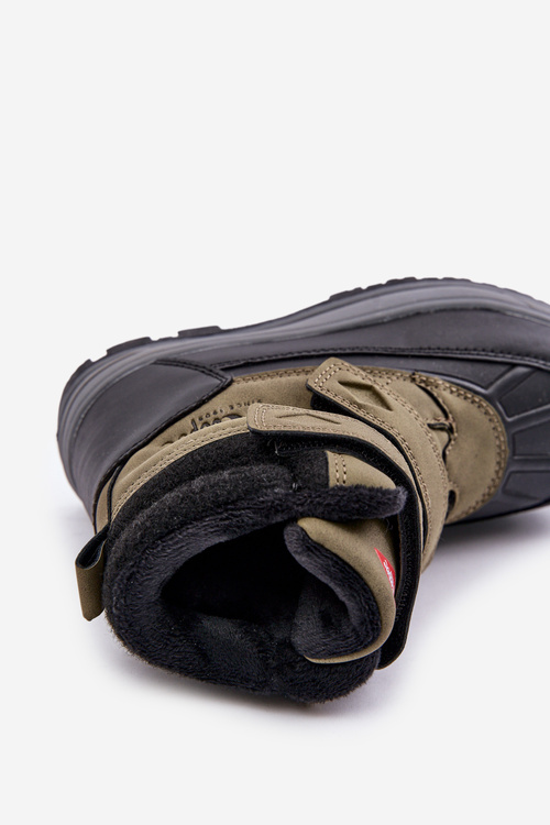 Zateplené sněhule pro chlapce Lee Cooper LCJ-23-01-2058 zelené