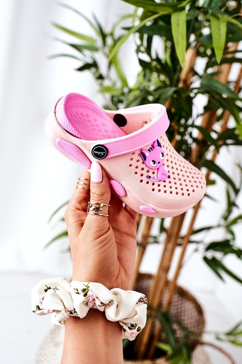 Dětské Pěnové Nazouváky Crocs Růžové Olivia