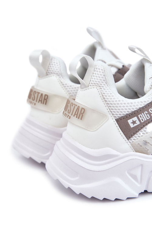 Lehká pánská sportovní obuv Big Star KK174055 Bílá