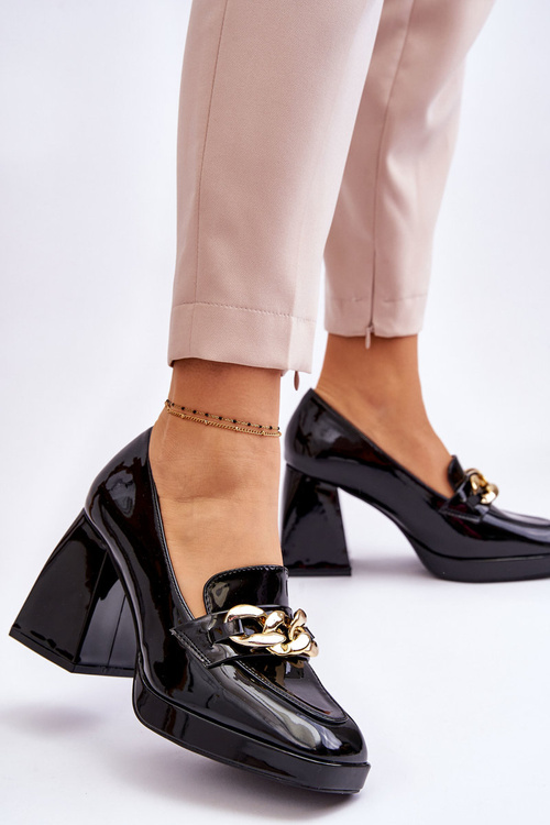 Lodičky na masivním podpatku Černe Nataly