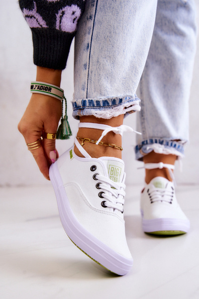 Lehké dámské tenisky Big Star JJ274260 Bílá