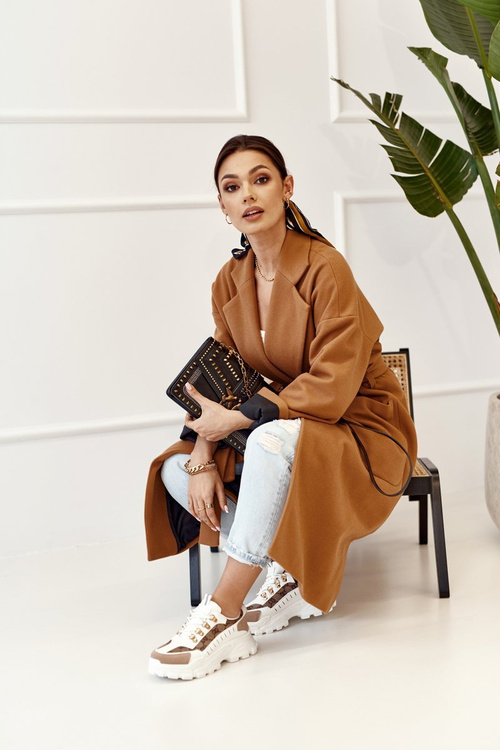 Dámské Sneakersy Na Masivní Podrážce Bílé Daydreamer