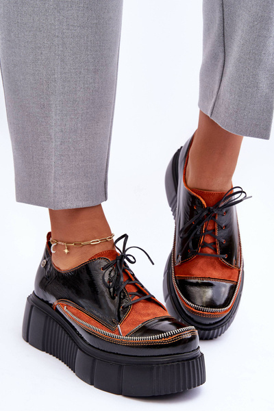 Dámské Kůže Polobotky Maciejka 5074A-01 Černé