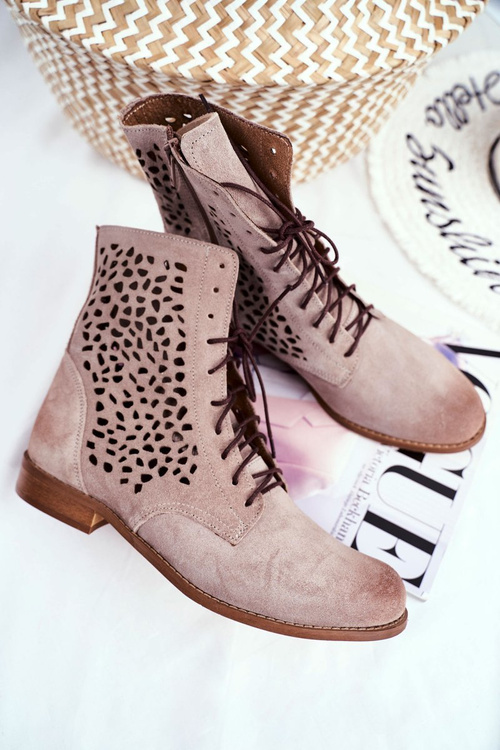 Dámske kožené topánky Cappucino Meridan