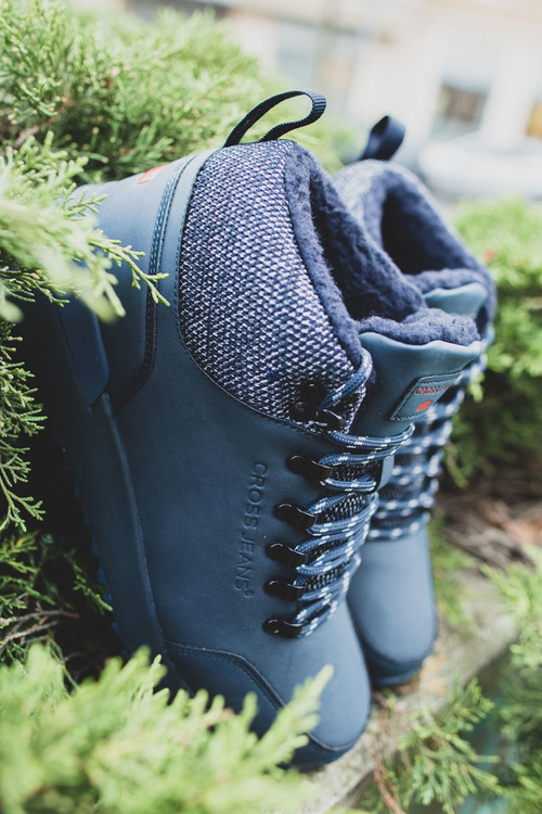 Pánská Treková Obuv Cross Jeans Tmavě Modré EE1R4115C