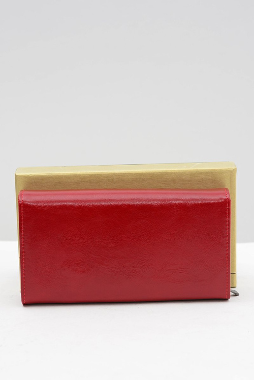 Veľká dámska červená peňaženka