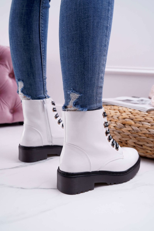 Dámske ploché podpätky, White -Heels, White Sergio Leone TR726