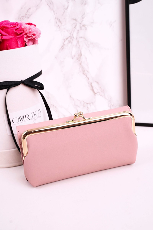 Veľká dámska peňaženka pripevnená Bigiel Milano Pink