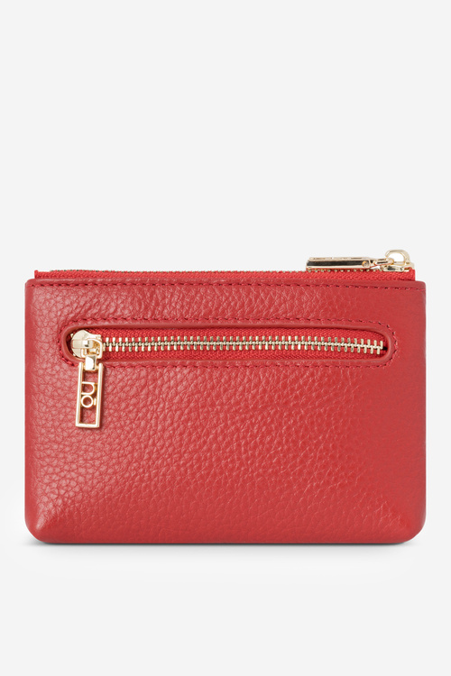 Dámská Malá Peněženka Z Přírodní Kůže Nobo NPUR-LR110-C005 Červená