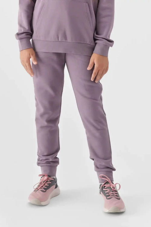 Dievčenské Teplákové Nohavice Joggery 4F Fialové 4FJWMM00TTROF0828-51S
