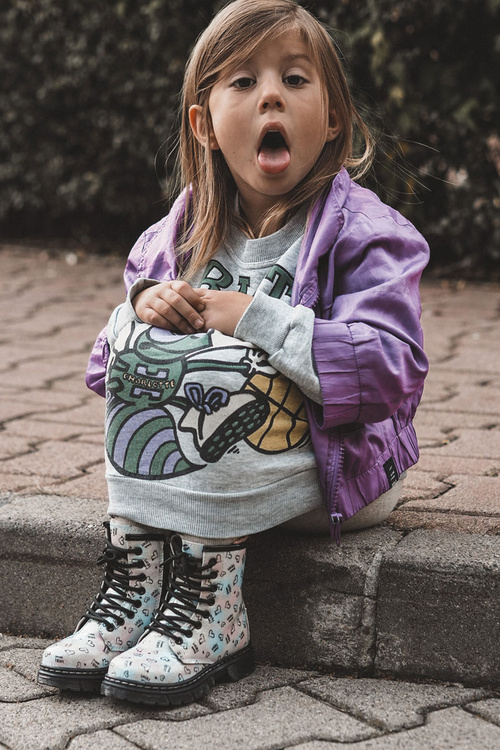 Detské trblietavé topánky s viacstrannými modelmi reggie