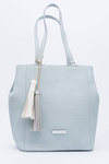 Women Blue Bag Shopper Monnari Sack