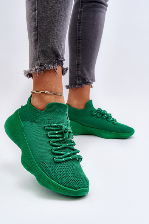 Zelené dámske športové topánky Juhitha