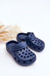 Penové detské Crocs Navy Blue Flip Flops Percy