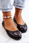 Dámské Voňavé Gumové Baleríny ZAXY JJ285046 Černé