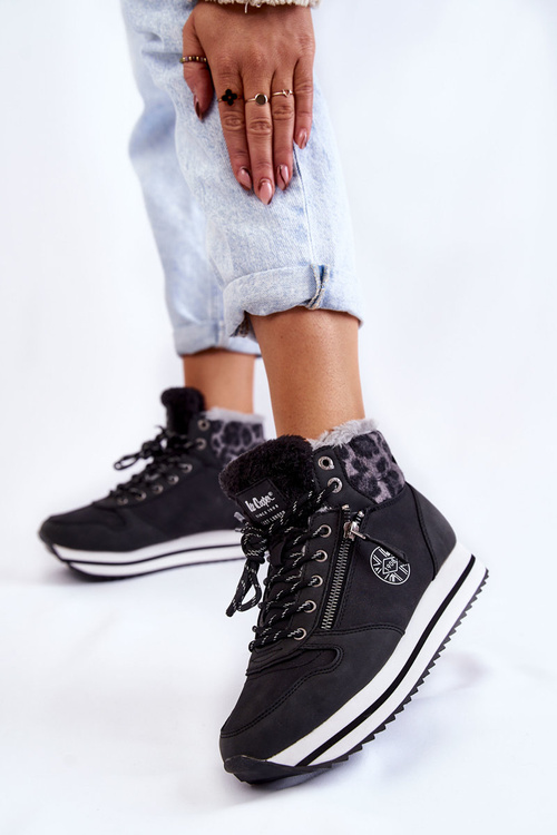 Dámské zateplené boty Lee Cooper LCJ-22-31-1448 černé