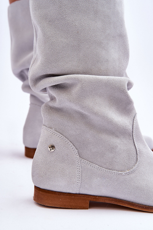 Dámské semišové boty Maciejka 05057-05057-11 Světlá máta